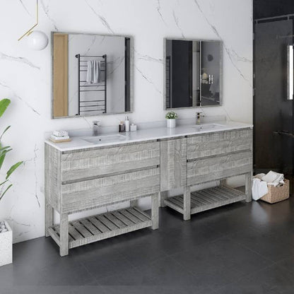 modern floor standing vanity