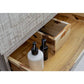 Fresca Formosa Modern 84" Ash Freestanding Double Sink Vanity Set w/ Open Bottom Shelf