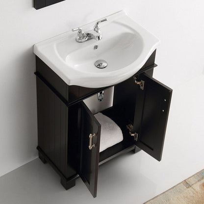 Fresca Hartford 24 Traditional Bathroom Vanity Set in Black