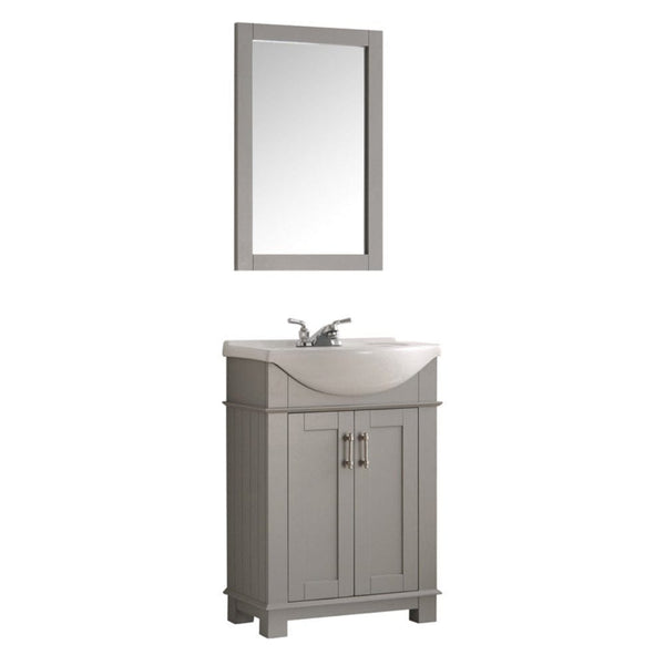 Fresca Hartford 24 Gray Traditional Bathroom Vanity