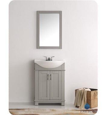 Fresca Hartford 24 Traditional Bathroom Vanity Set in Grey