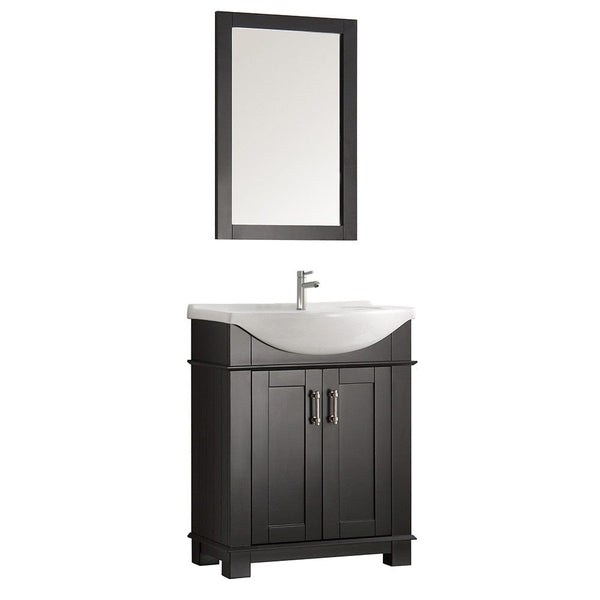 Fresca Hartford 30 Black Traditional Bathroom Vanity - FCB2303BL-I