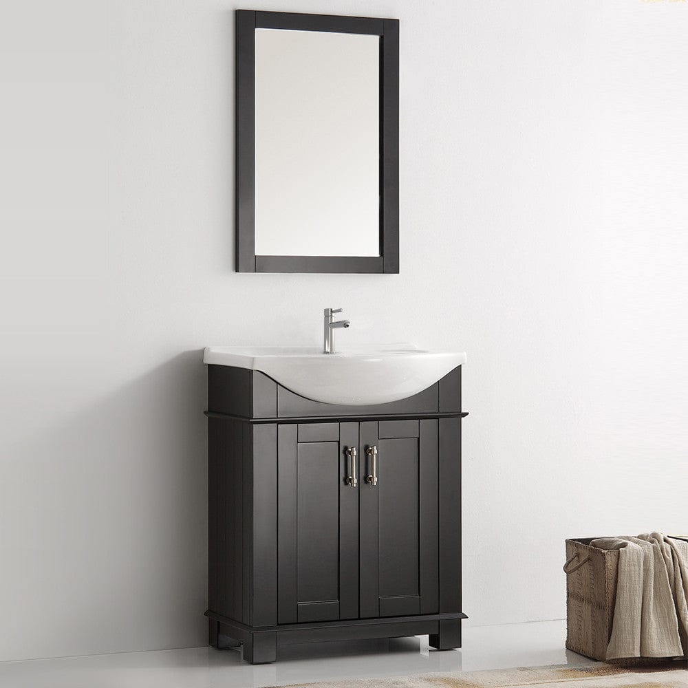 Fresca Hartford 30 Black Traditional Bathroom Vanity