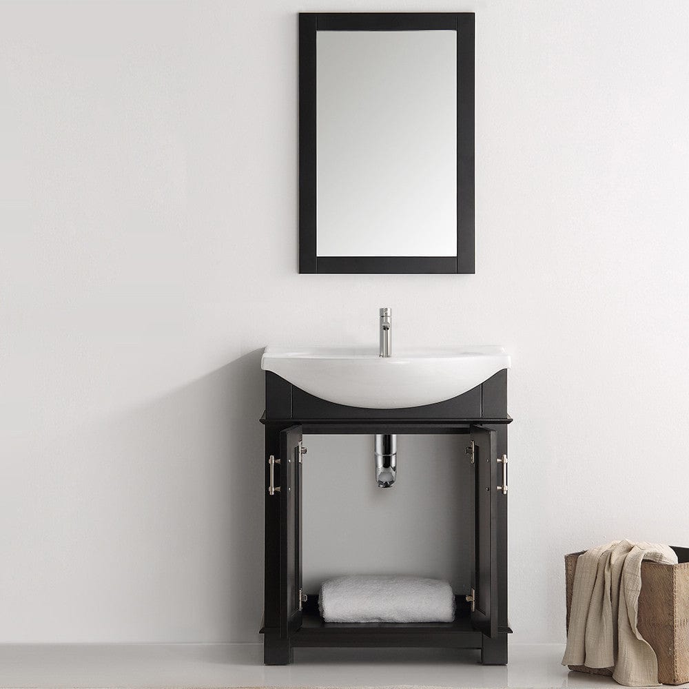 Fresca Hartford 30 Black Traditional Bathroom Vanity