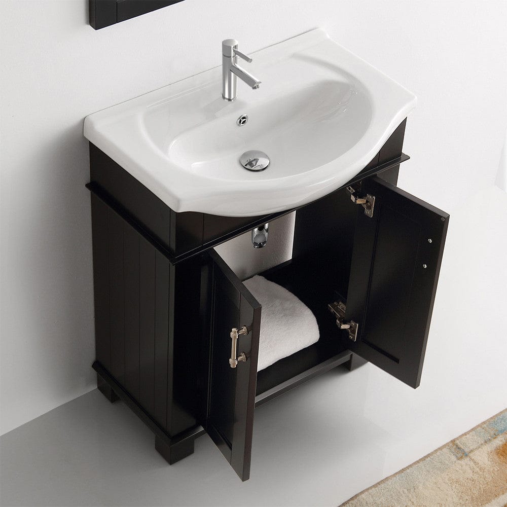 Fresca Hartford 30 Black Traditional Bathroom Vanity