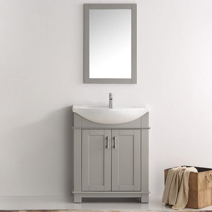 Fresca Hartford 30 Gray Traditional Bathroom Vanity