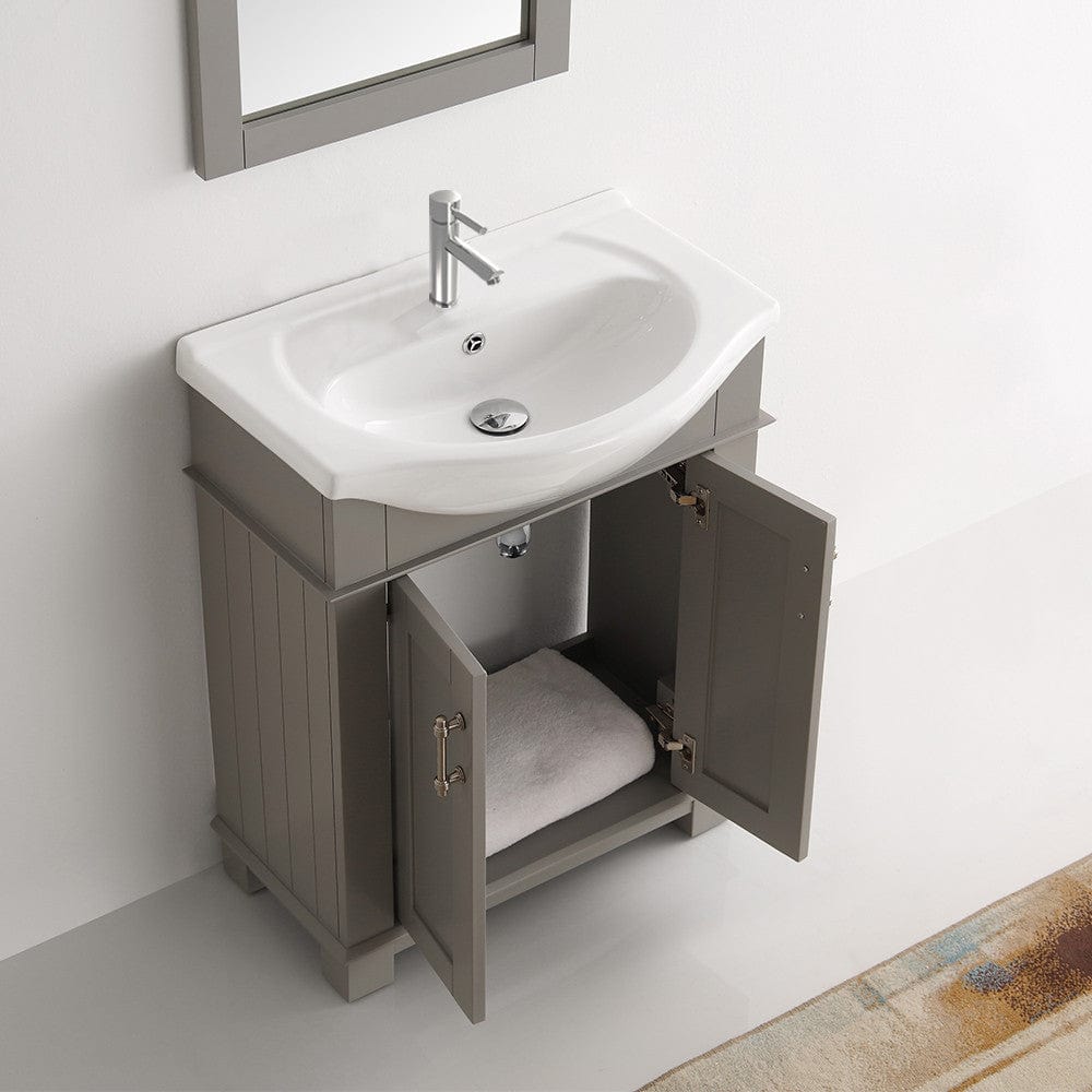 Fresca Hartford 30 Gray Traditional Bathroom Vanity