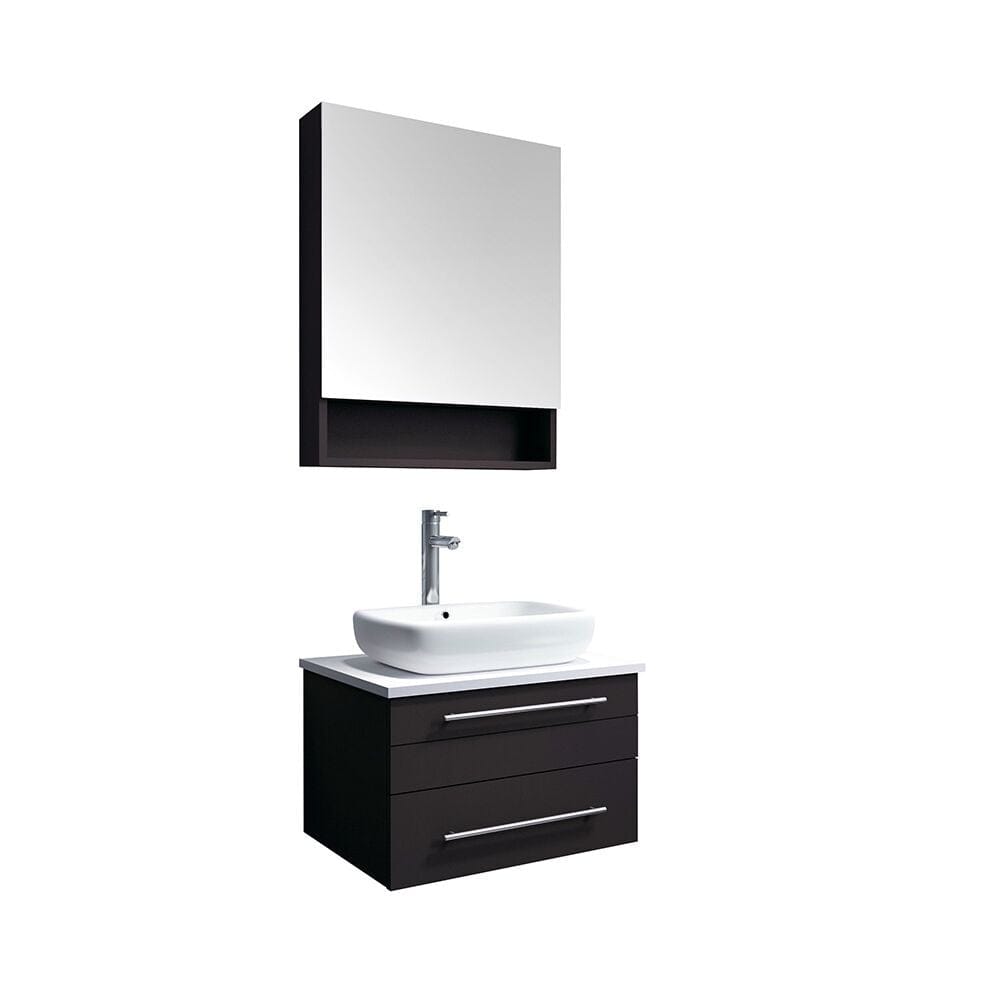 Single Sink Bathroom Vanity In Espresso