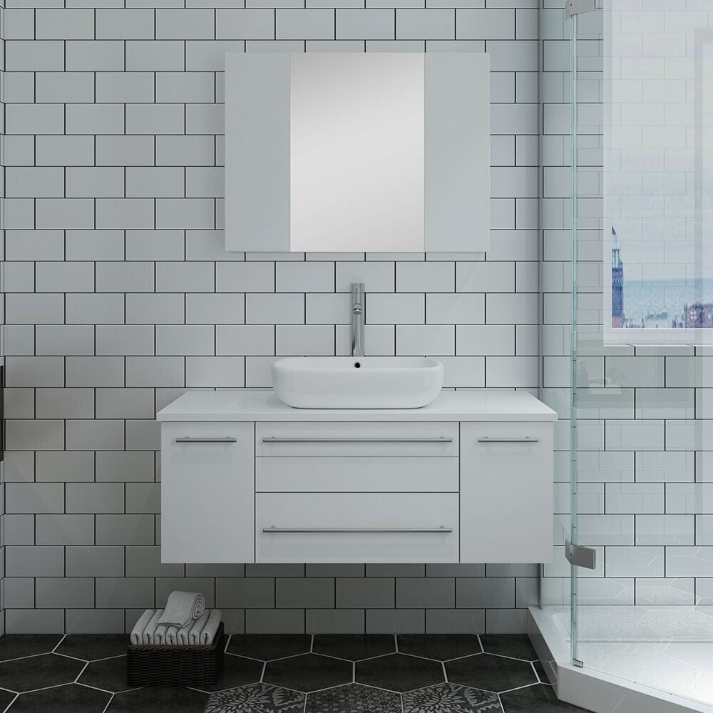 Single Mirror Vanity