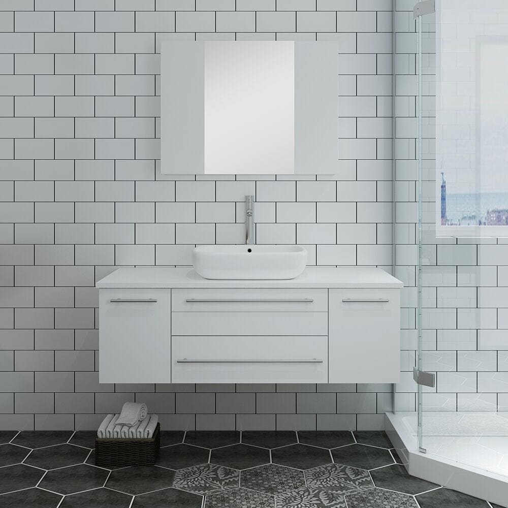 Single Mirror Bathroom vanity