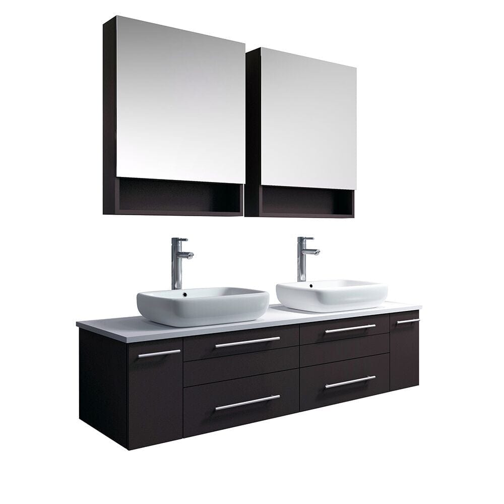 Espresso Double Sink Vanity