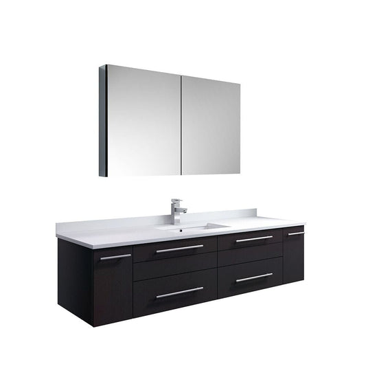 Espresso Single Sink Vanity