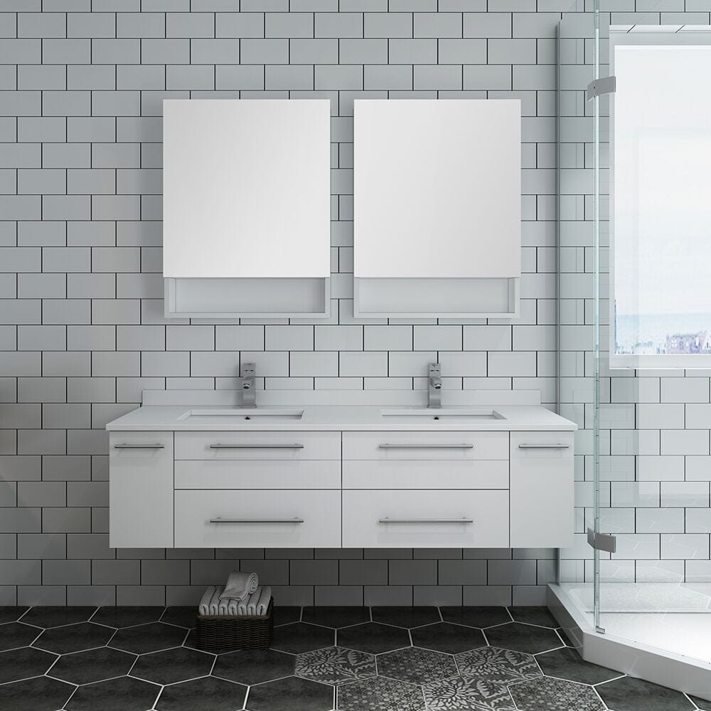 Double Mirror Bathroom Vanity