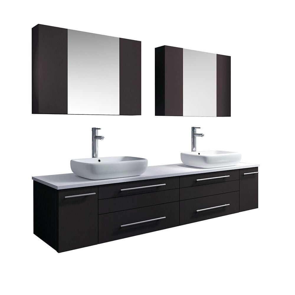 Espresso Double Sink Vanity