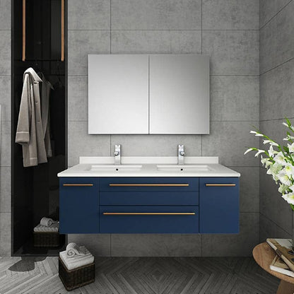 wall hung modern bathroom vanity