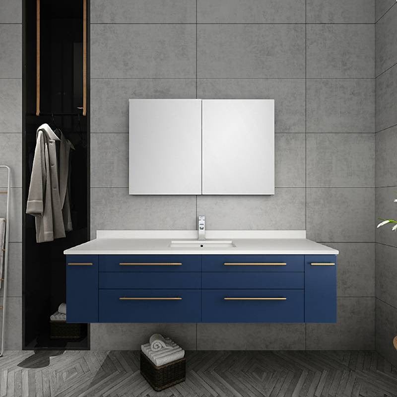 wall hung bathroom vanity set