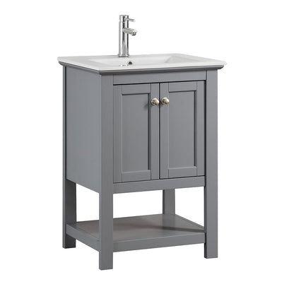 Fresca Manchester 24" Grey Traditional Bathroom Vanity