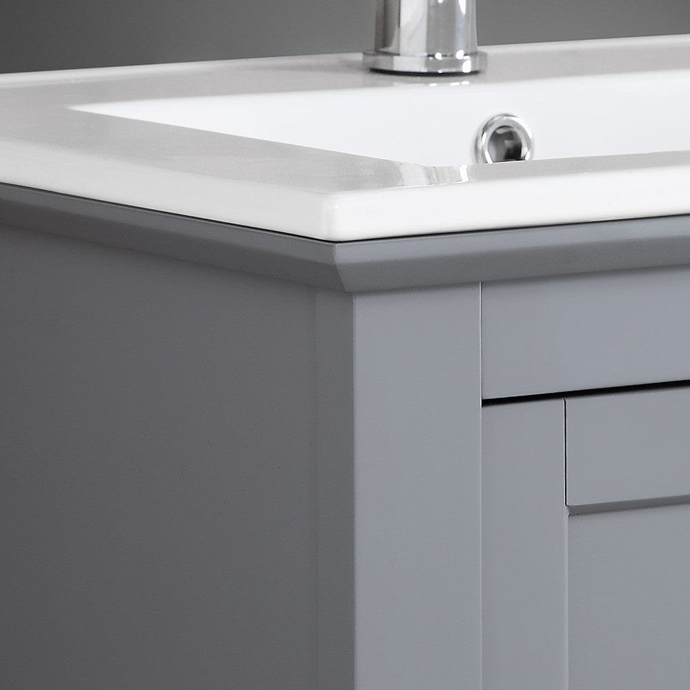 Fresca Manchester 24 Gray Traditional Bathroom Vanity