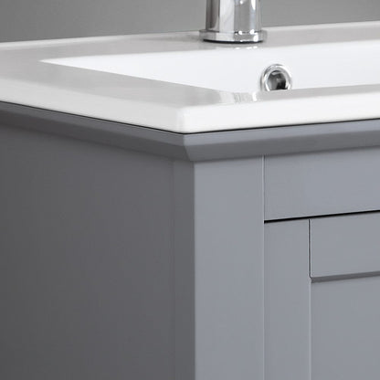 Fresca Manchester 30 Gray Traditional Bathroom Vanity