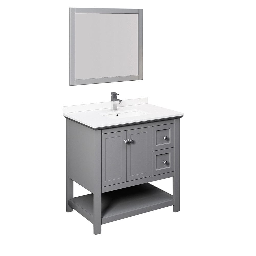 Gray Bathroom Vanity 36