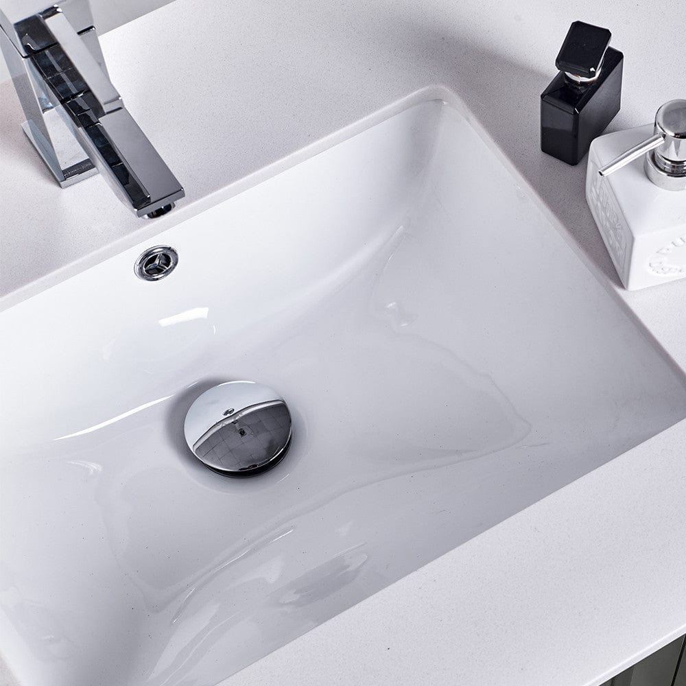 Fresca Manchester Regal 48 Gray Wood Veneer Traditional Double Sink Bathroom Vanity w/ Mirrors