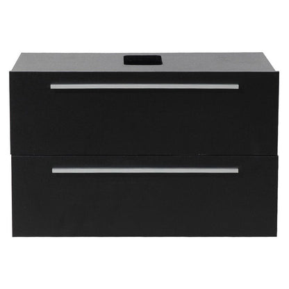 Fresca Medio 32 Black Modern Bathroom Cabinet