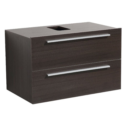 Fresca Medio 32" Gray Oak Modern Bathroom Cabinet