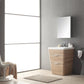 Fresca Milano 26 White Oak Modern Bathroom Vanity w/ Medicine Cabinet