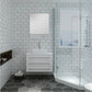 Fresca Modello 32" White Wall Hung Modern Bathroom Vanity with Medicine Cabinet
