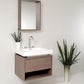 Fresca Potenza Gray Oak Modern Bathroom Vanity w/ Pop Open Drawer