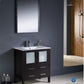 Fresca Torino 30 Espresso Modern Bathroom Vanity w/ Integrated Sink