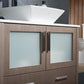 Fresca Torino 36 Gray Oak Modern Bathroom Vanity w/ Vessel Sink