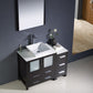Fresca Torino 42 Espresso Modern Bathroom Vanity w/ Side Cabinet & Vessel Sink