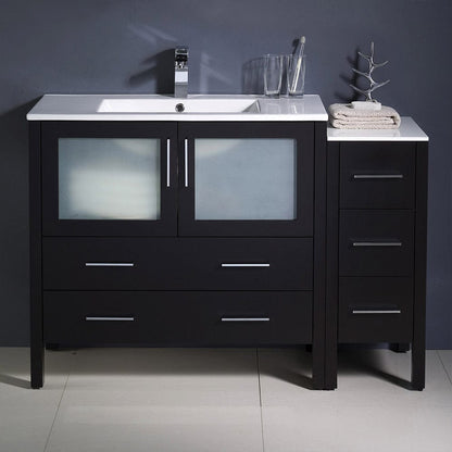 Fresca Torino 48 Espresso Modern Bathroom Cabinets w/ Integrated Sink