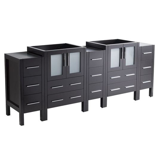 Fresca Torino 72" Espresso Modern Bathroom Cabinets  - FCB62-72ES