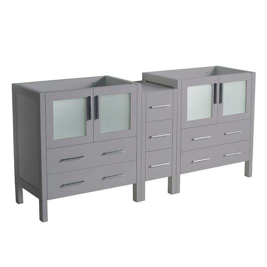 Fresca Torino 72 Gray Modern Bathroom Cabinets