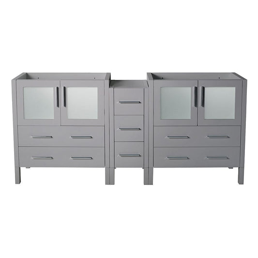 Fresca Torino 72 Gray Modern Bathroom Cabinets