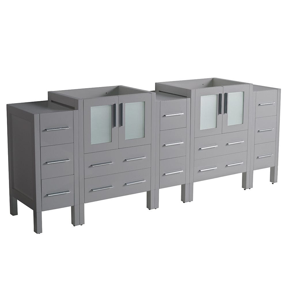 Fresca Torino 72 Gray Modern Bathroom Cabinets