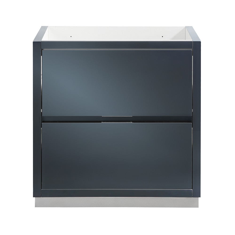 Fresca Valencia 30 Dark Slate Gray Free Standing Modern Bathroom Cabinet