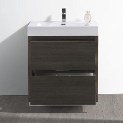 Fresca Valencia 30 Gray Oak Free Standing Modern Bathroom Vanity