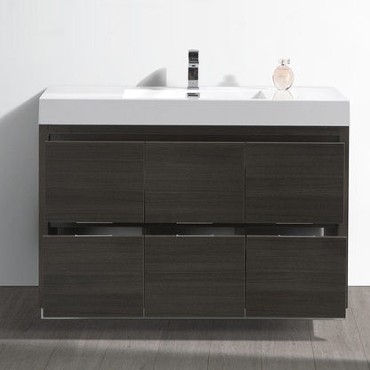 Fresca Valencia 48 Gray Oak Free Standing Modern Bathroom Vanity