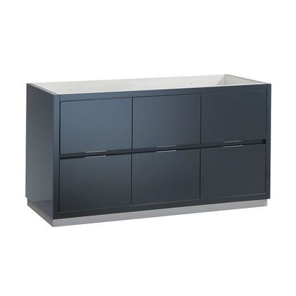 Fresca Valencia 60 Dark Slate Gray Free Standing Single Sink Modern Bathroom Cabinet