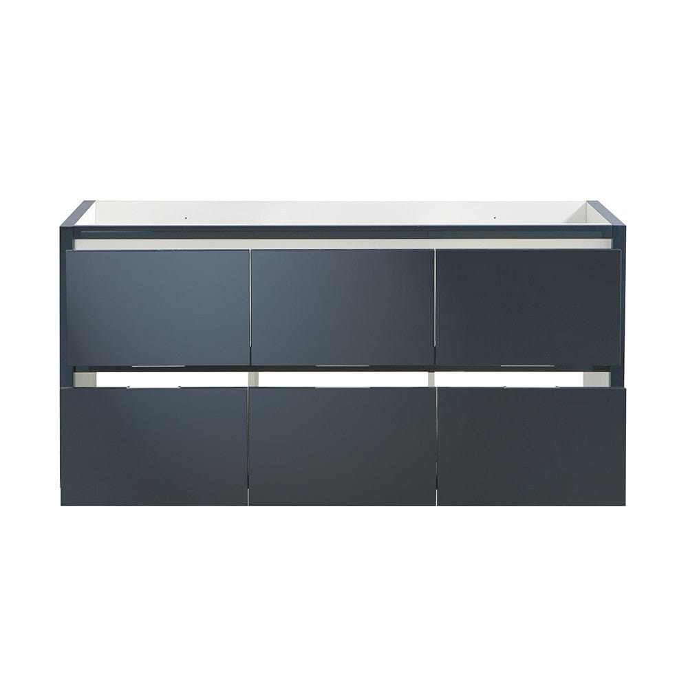 Fresca Valencia 60 Dark Slate Gray Free Standing Single Sink Modern Bathroom Cabinet