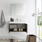 Fresca Vista 36 Gray Oak Modern Bathroom Vanity w/ Medicine Cabinet