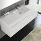 Fresca Vista 60 White Wall Hung Single Sink Modern Bathroom Vanity w/ Medicine Cabinet