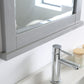 Fresca Windsor 48 Gray Textured Traditional Bathroom Vanity w/ Mirror | FVN2448GRV