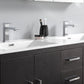 Imperia 60 Modern Dark Gray Oak Free Standing Double Sink Bathroom Vanity Set