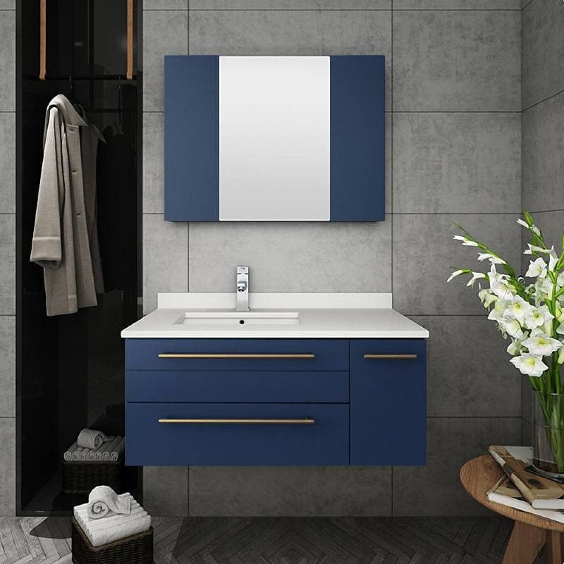 royal blue vanity