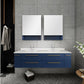 wall hung double sink vanity