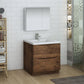 Tuscany 32 Modern Rosewood Free Standing Bathroom Vanity Set